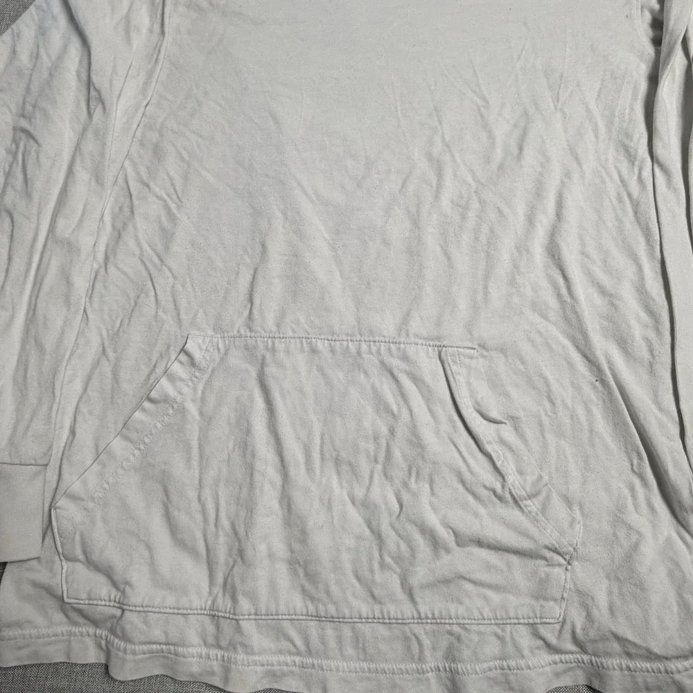 Nike Jordan Hoodie Mens M White Pullover Hooded Lightweight Pockets Embroidered